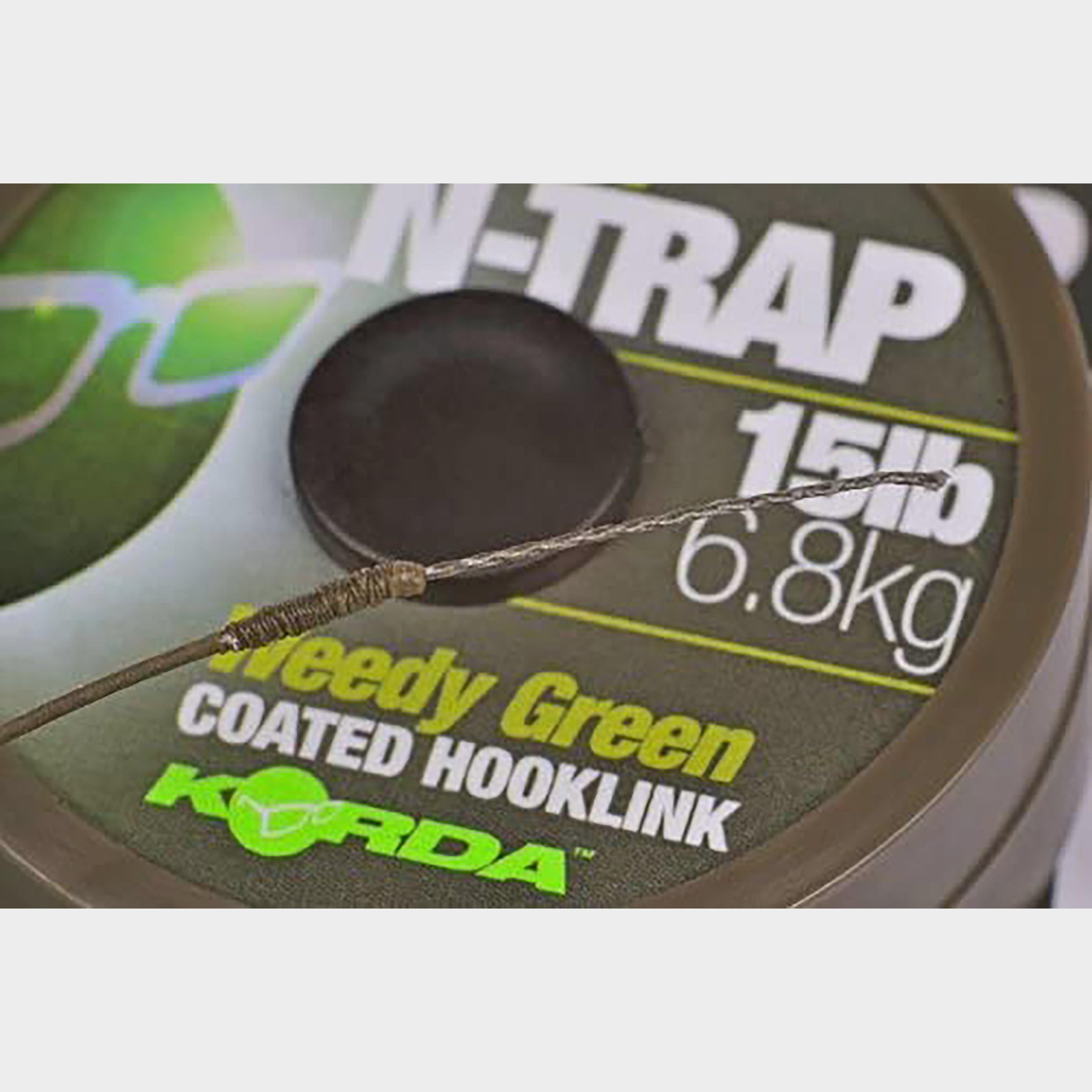N Trap Soft Coated Hooklink 15lb Silt