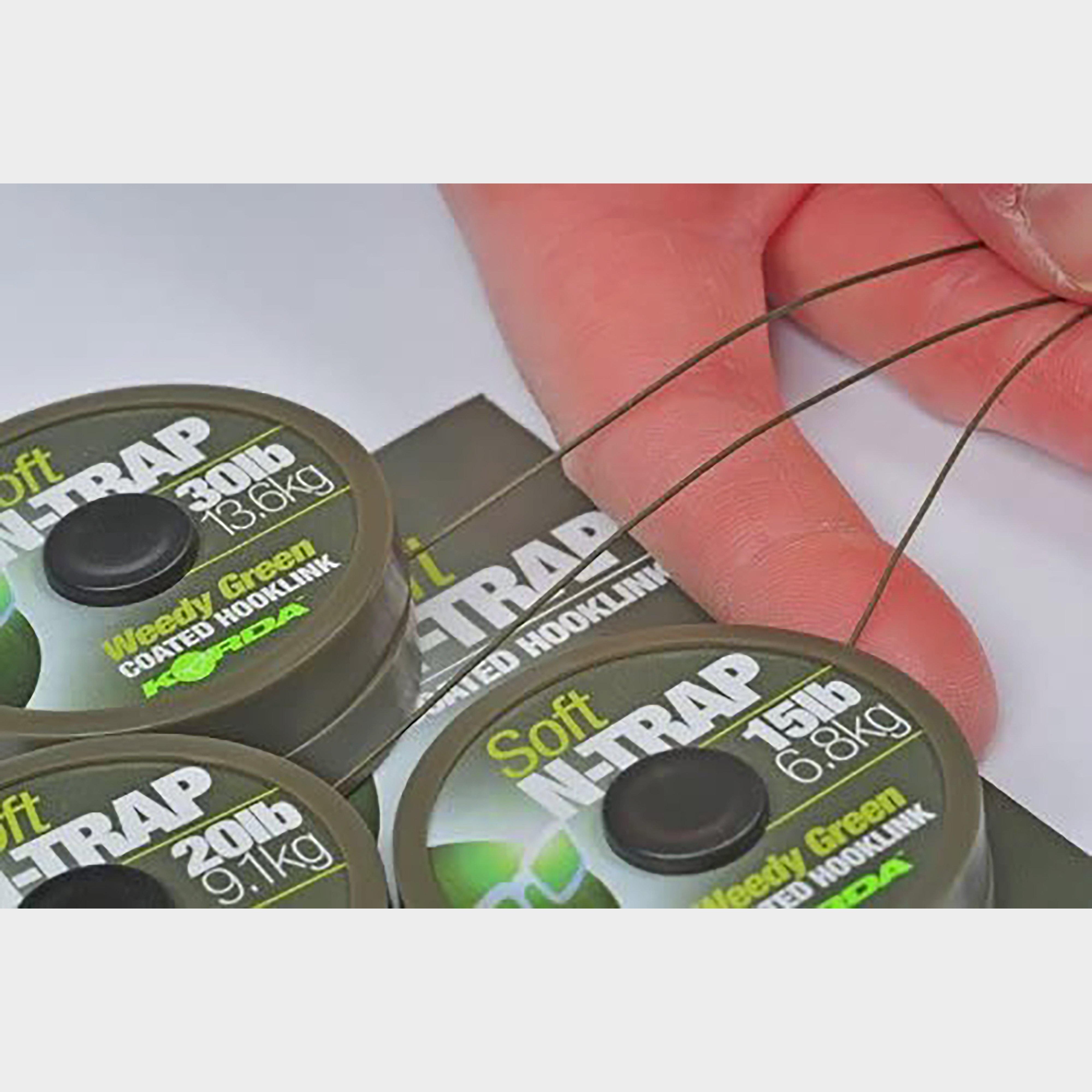 N Trap Soft Coated Hooklink 15lb Silt