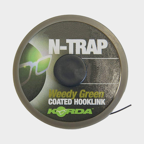 N Trap Soft Coated Hooklink 20lb Weed