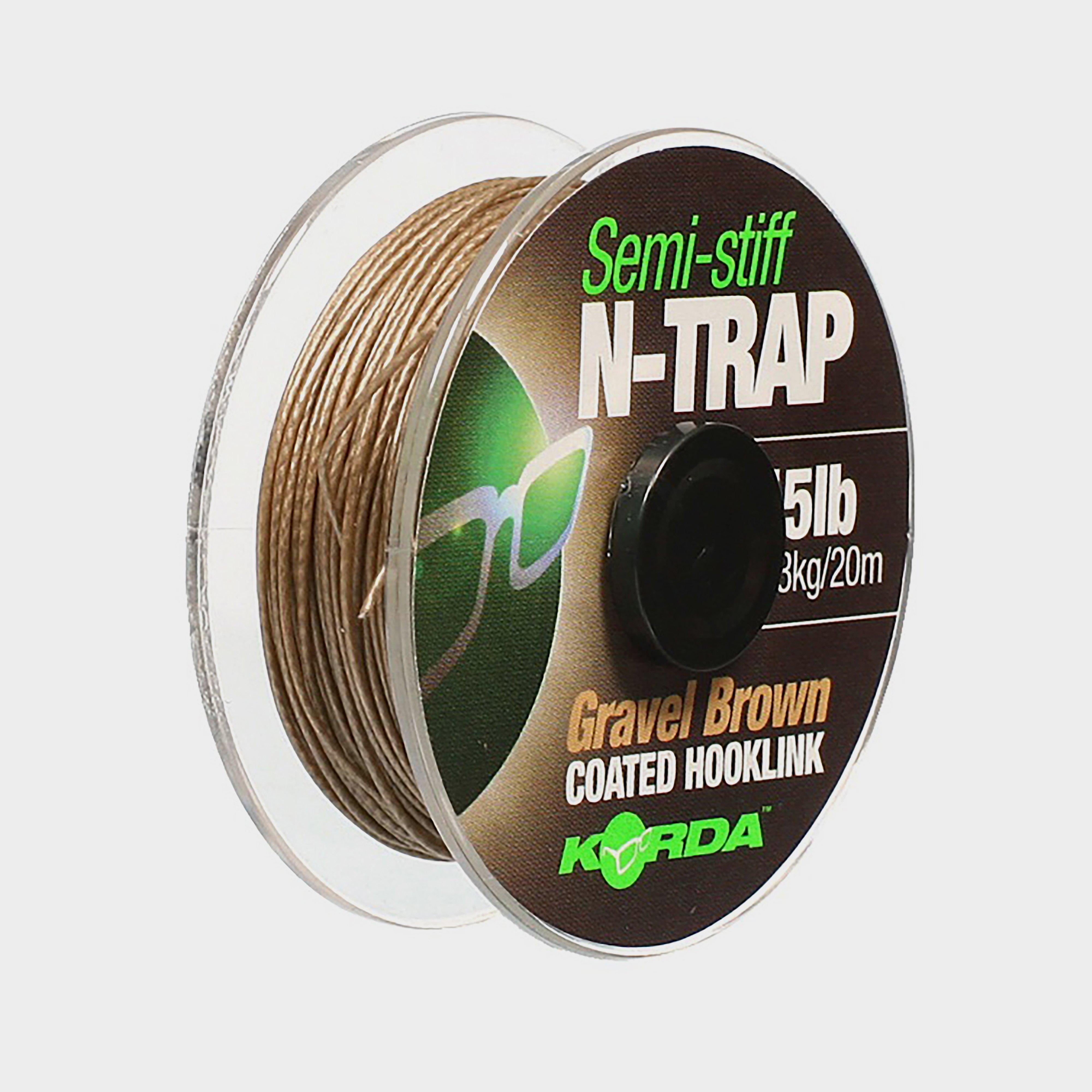 N Trap Semi Stiff 20lb Gravel Brown