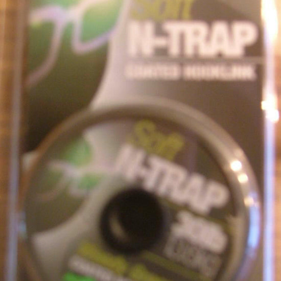 N Trap Soft Coated Hooklink 15lb Silt