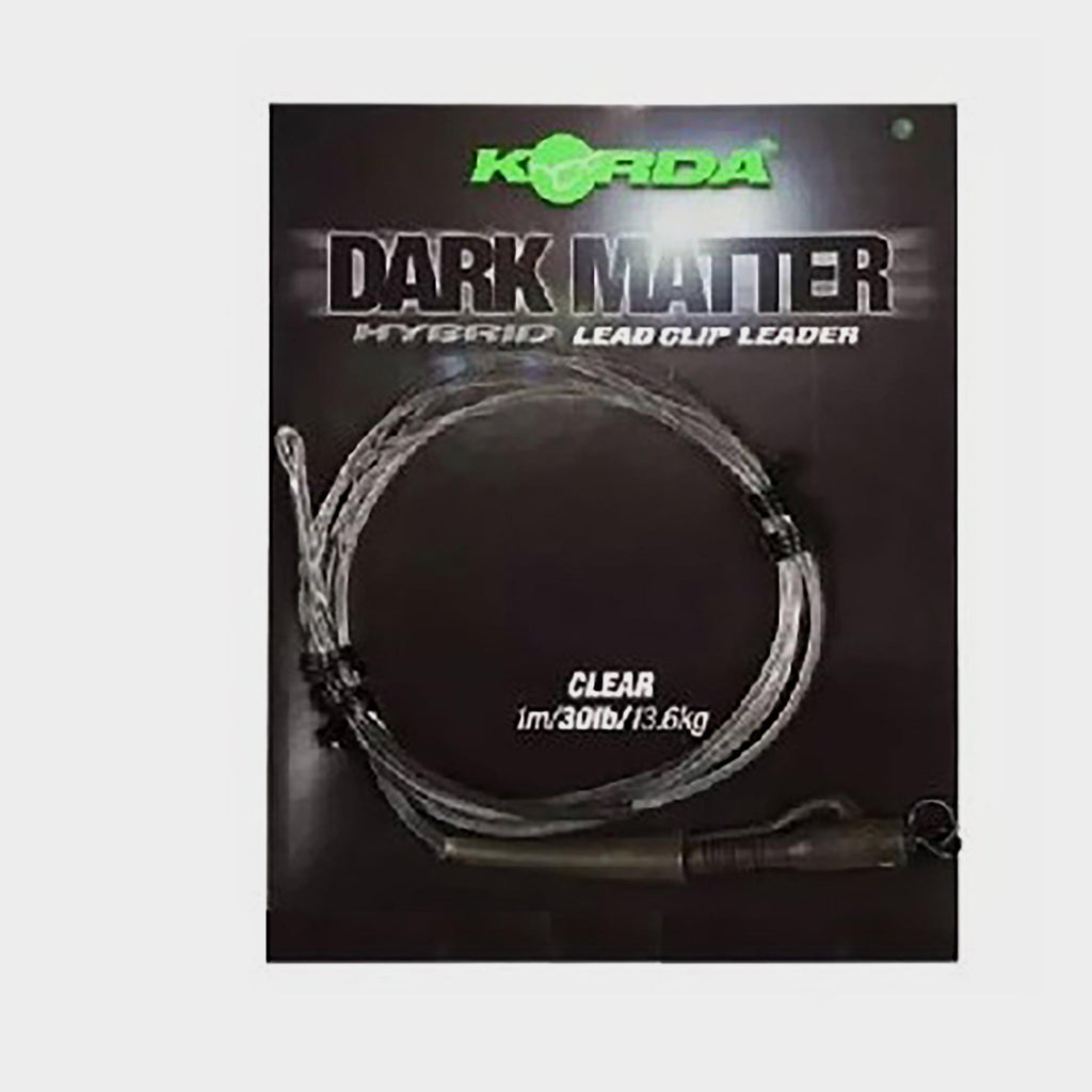 Safezone Dark Matter Leader Hybrid Lead Clip Clear 30lb