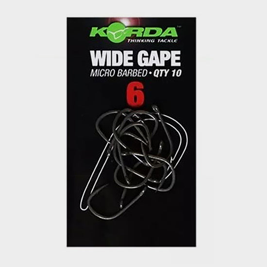 Wide Gape Hook Barbed Size 6