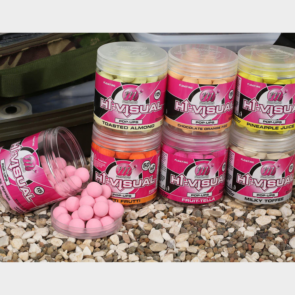 Hi-Visual Washed Out Pink Pop-Ups Shellfish Black Pepper 15mm