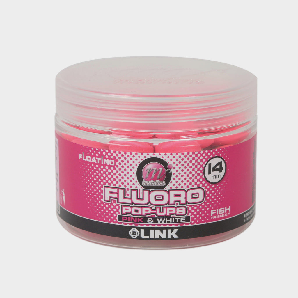 Fluoro Pop-Ups Pink & White The Link 14mm
