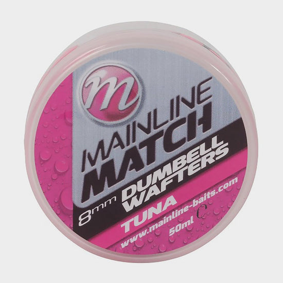 Mainline Match Dumbell Wafters 6mm Pink Tuna