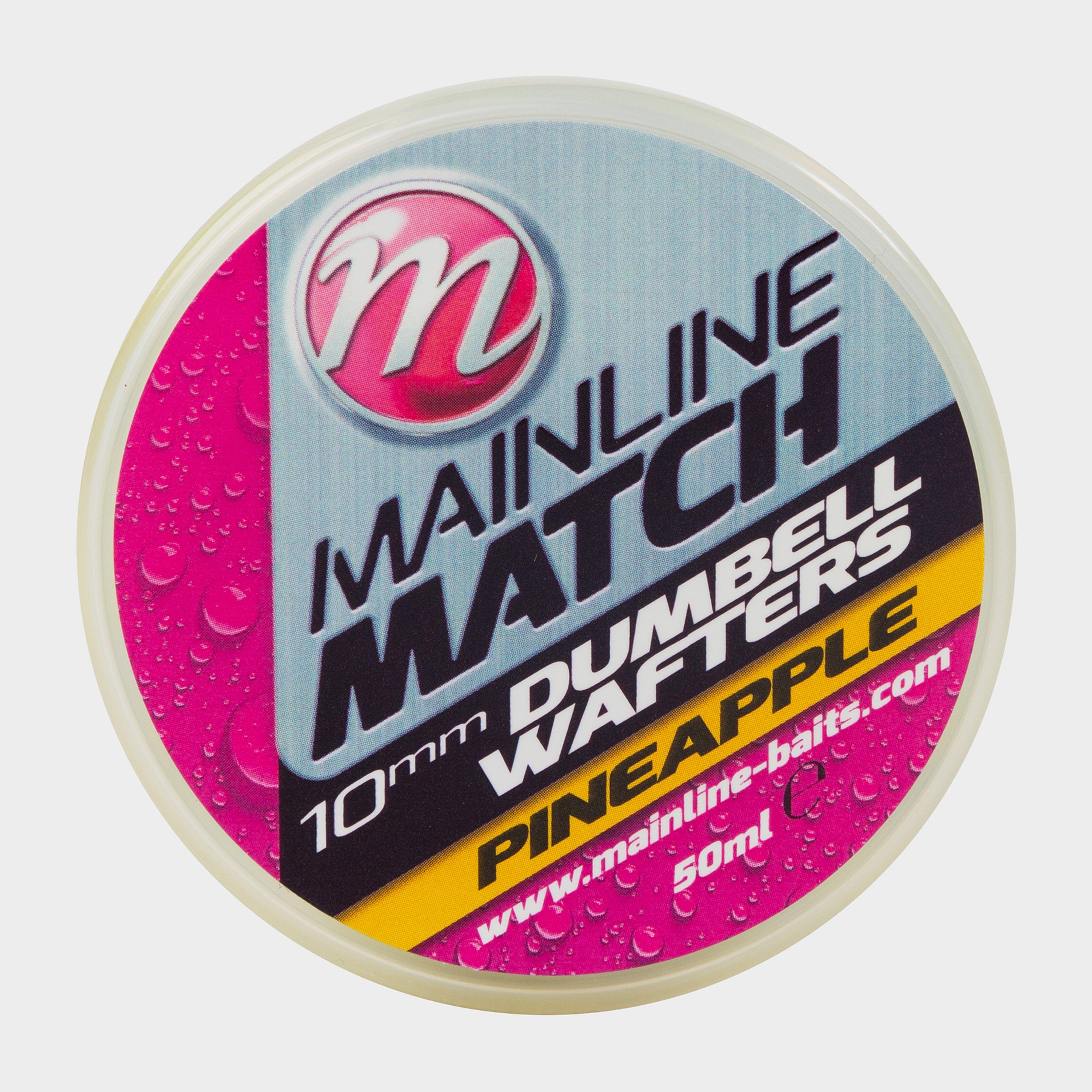 Mainline Match Dumbell Wafters 10mm Yellow Pineapple