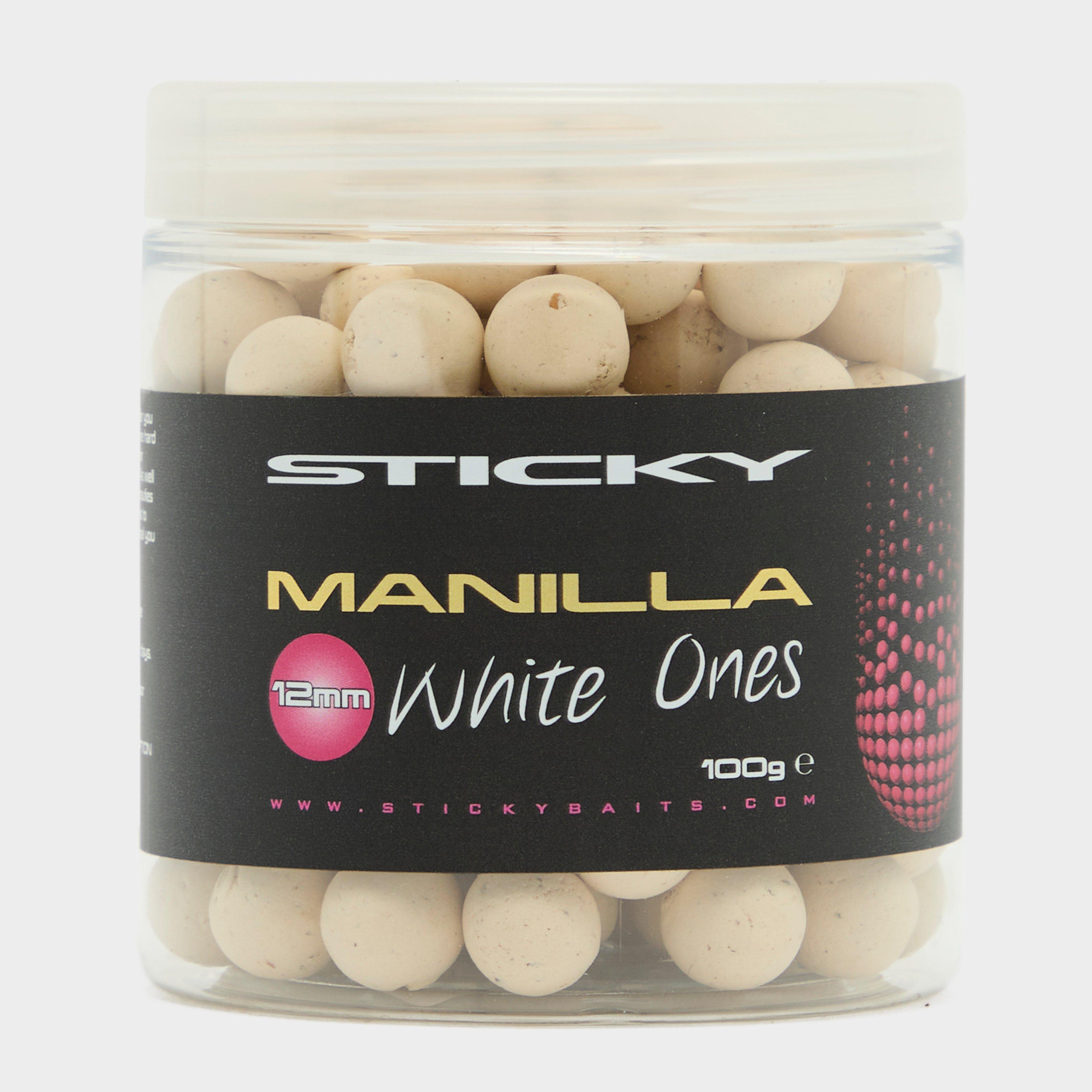 Sticky Manilla White Ones 12Mm 100G Pot