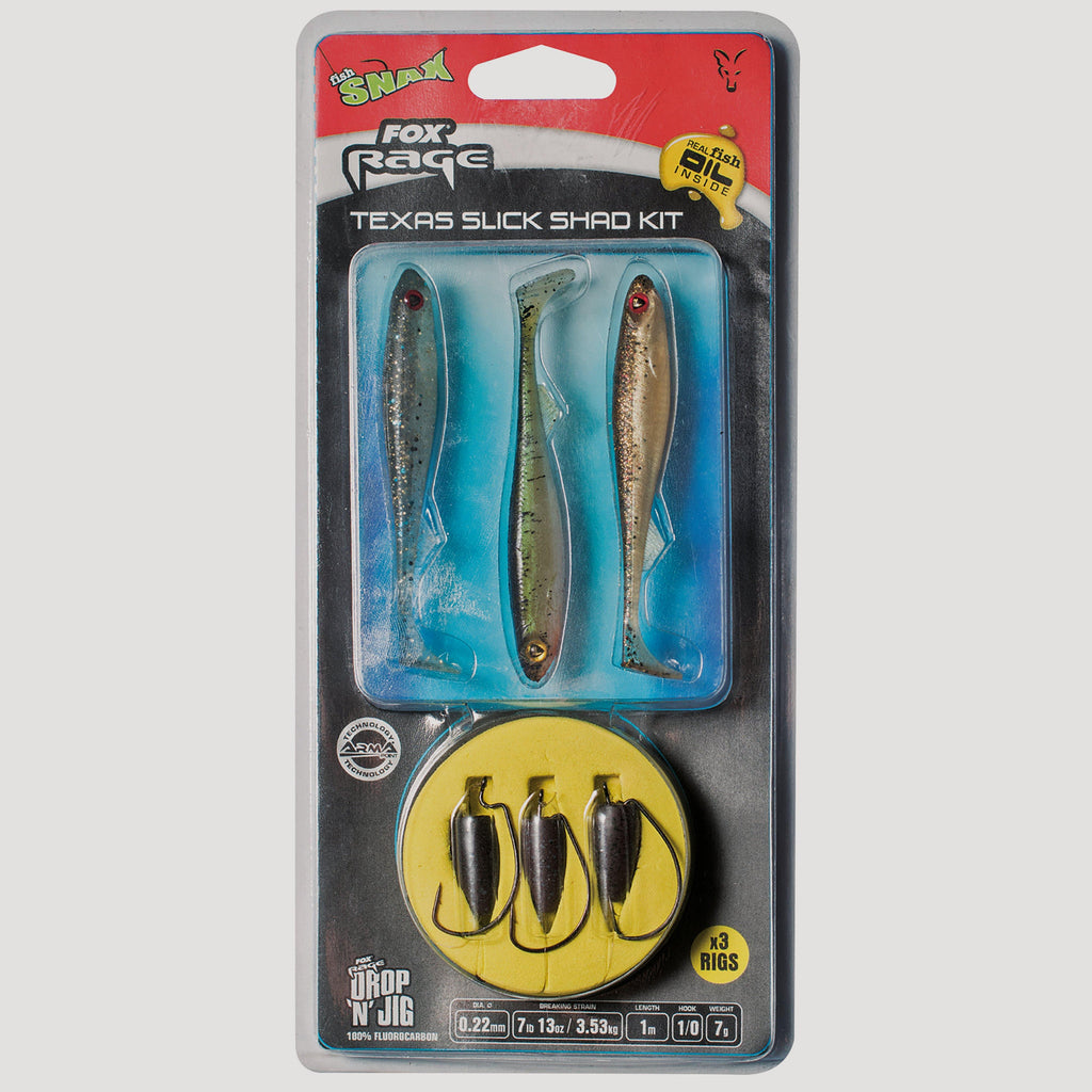 Texas Slick Shad Kit 7G Sz 1/0