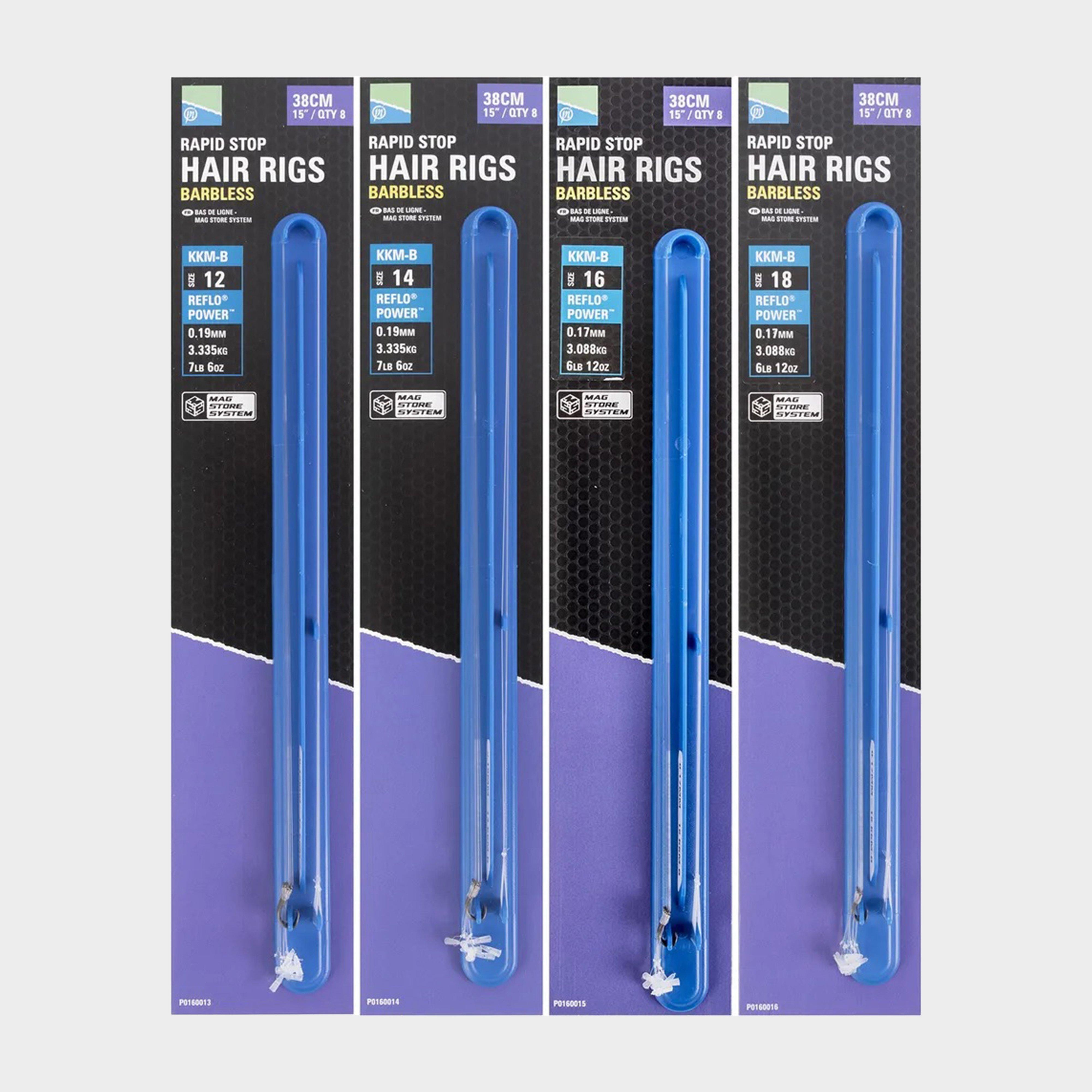 Rapid Stop Hair Rigs KKMB  (Size 18, 15 inches)