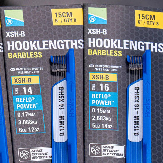 XSH-B Hooklengths 15cm Size 16