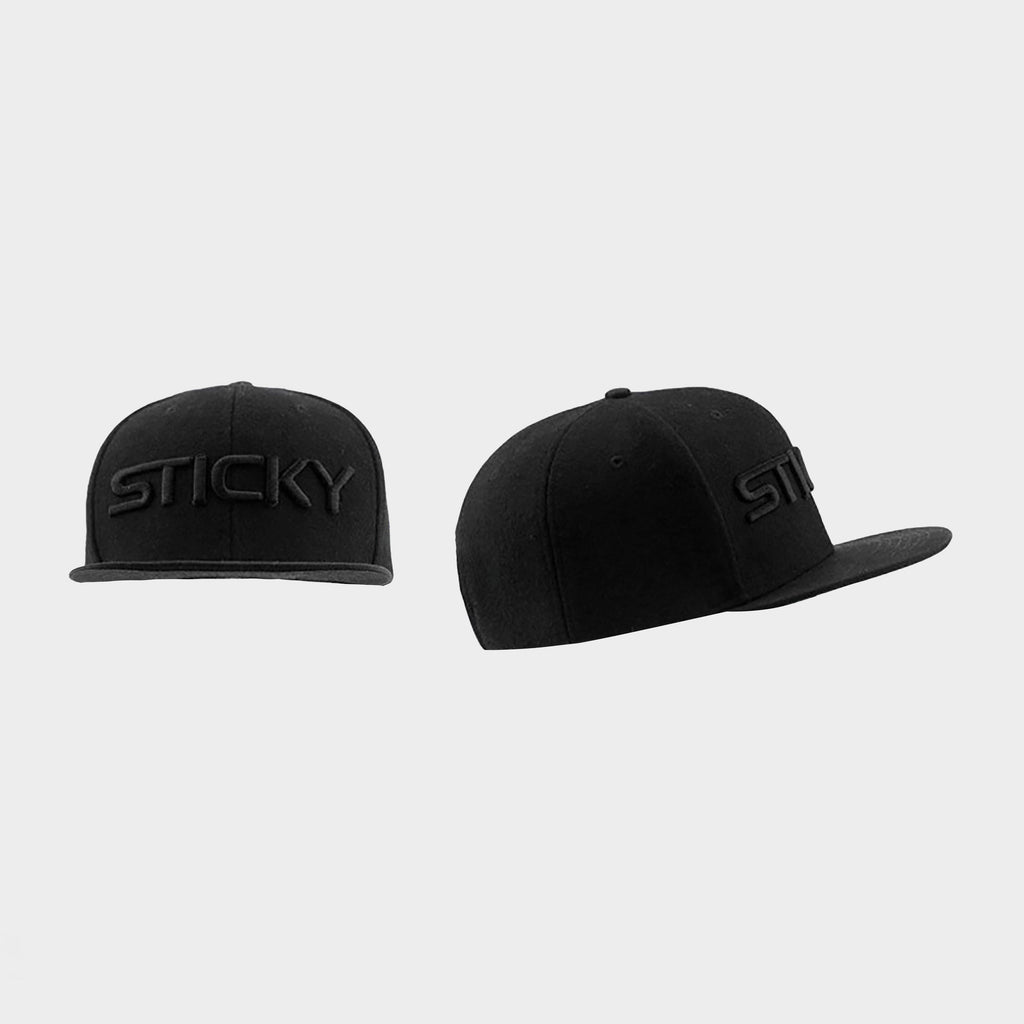 Black Snapback Cap