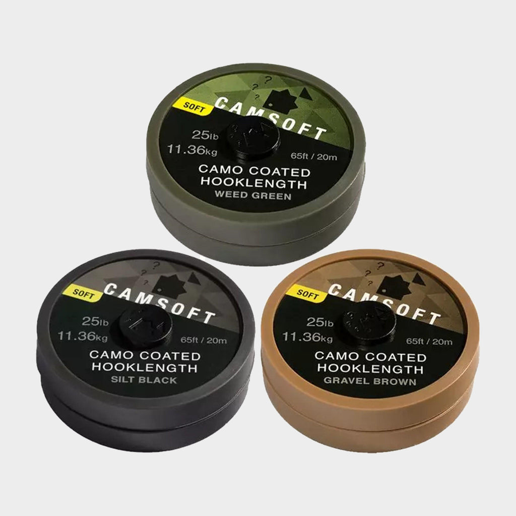 Camsoft Hooklength Camo Gravel Brown 25lb