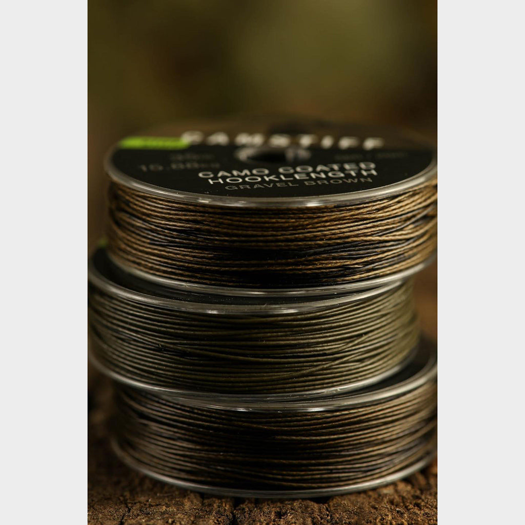 Camsoft Hooklength Camo Silt Black 18lb