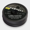 Camsoft Hooklength Camo Silt Black 25lb
