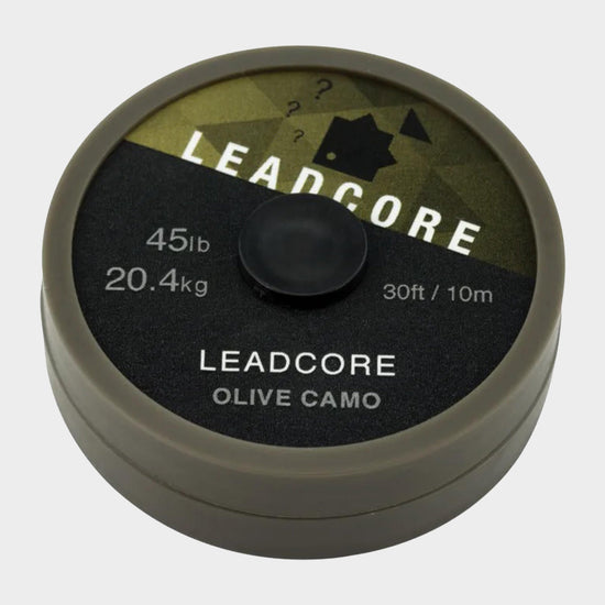 10m Leadcore 45Lb Olive Camo