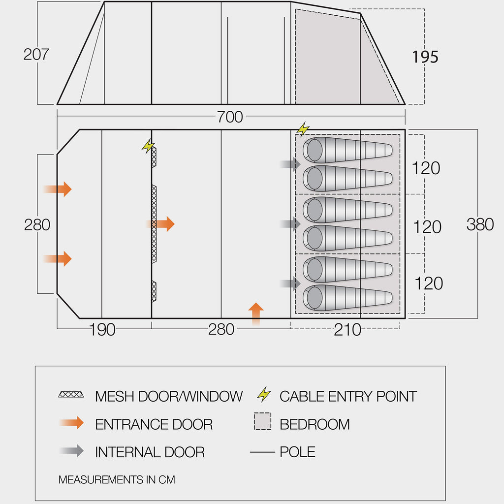 Brecon 600XL Family Tent