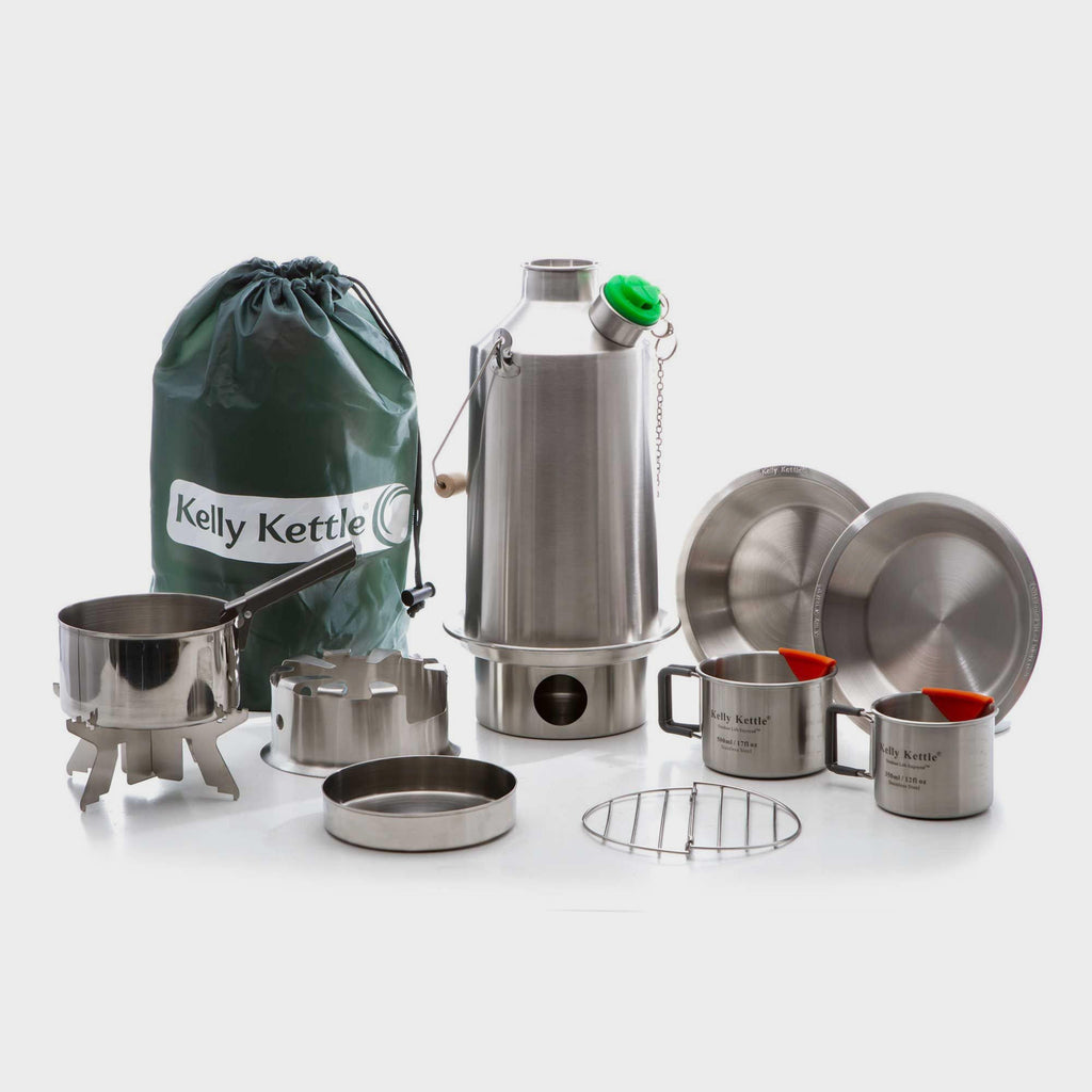 ghillie kettle go outdoors Silver Kelly Kettle Ultimate Base Camp Kit – GO Outdoors