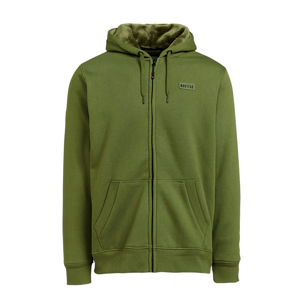 NVTS Sherpa Zip Hoody Green M