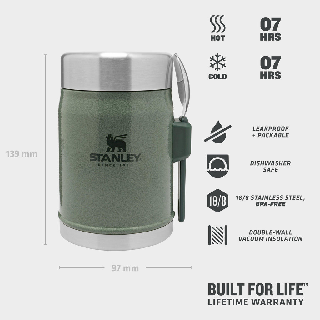 Classic Legendary Food Jar & Spork 0.4L