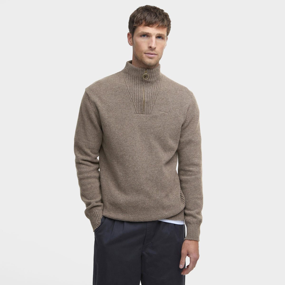 Essential Lambswool Half Zip Jumper