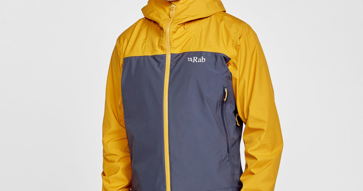 Yellow Rab Men’s Arc Waterproof Jacket – GO Outdoors