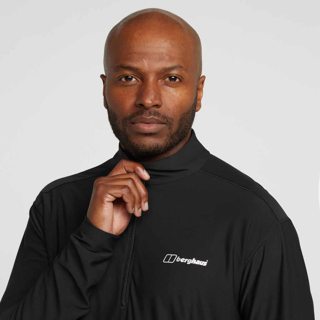 Men's 24/7 Long Sleeve Zip Base Layer