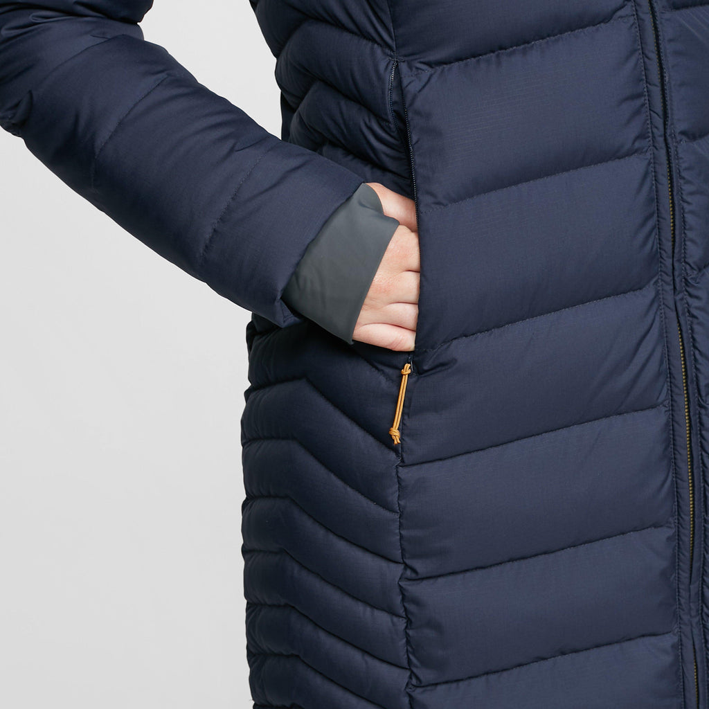 Veste Parka Rab Deep Cover Pour Femme, Taille XS, Rouge, Amovible Et Isolée