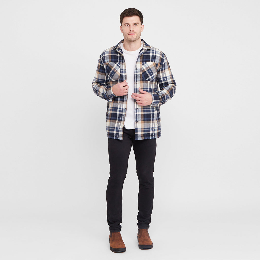 Men's Thamos Long Sleeved Checked Shirt