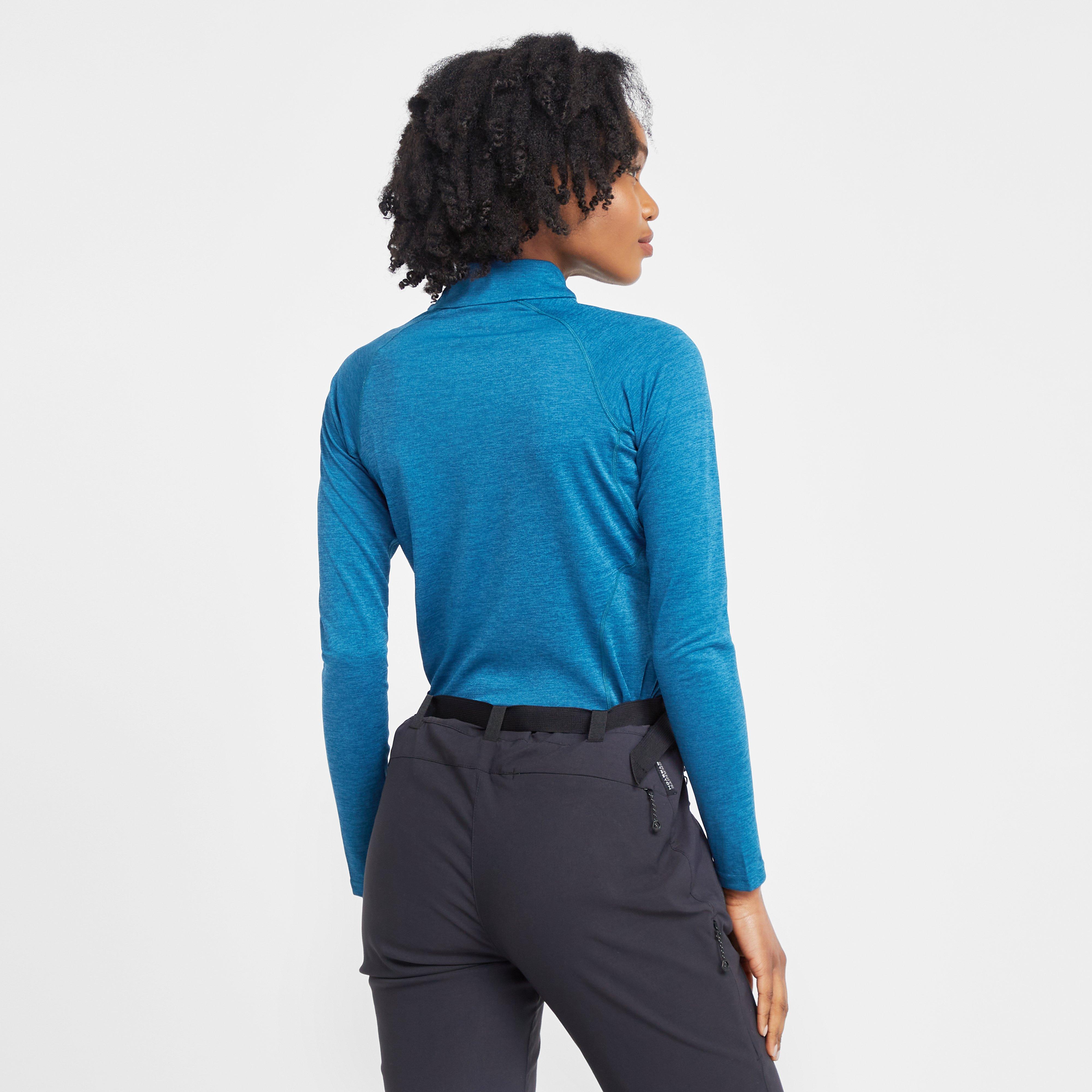 Women’s Dart Zip Neck Long Sleeve T-Shirt