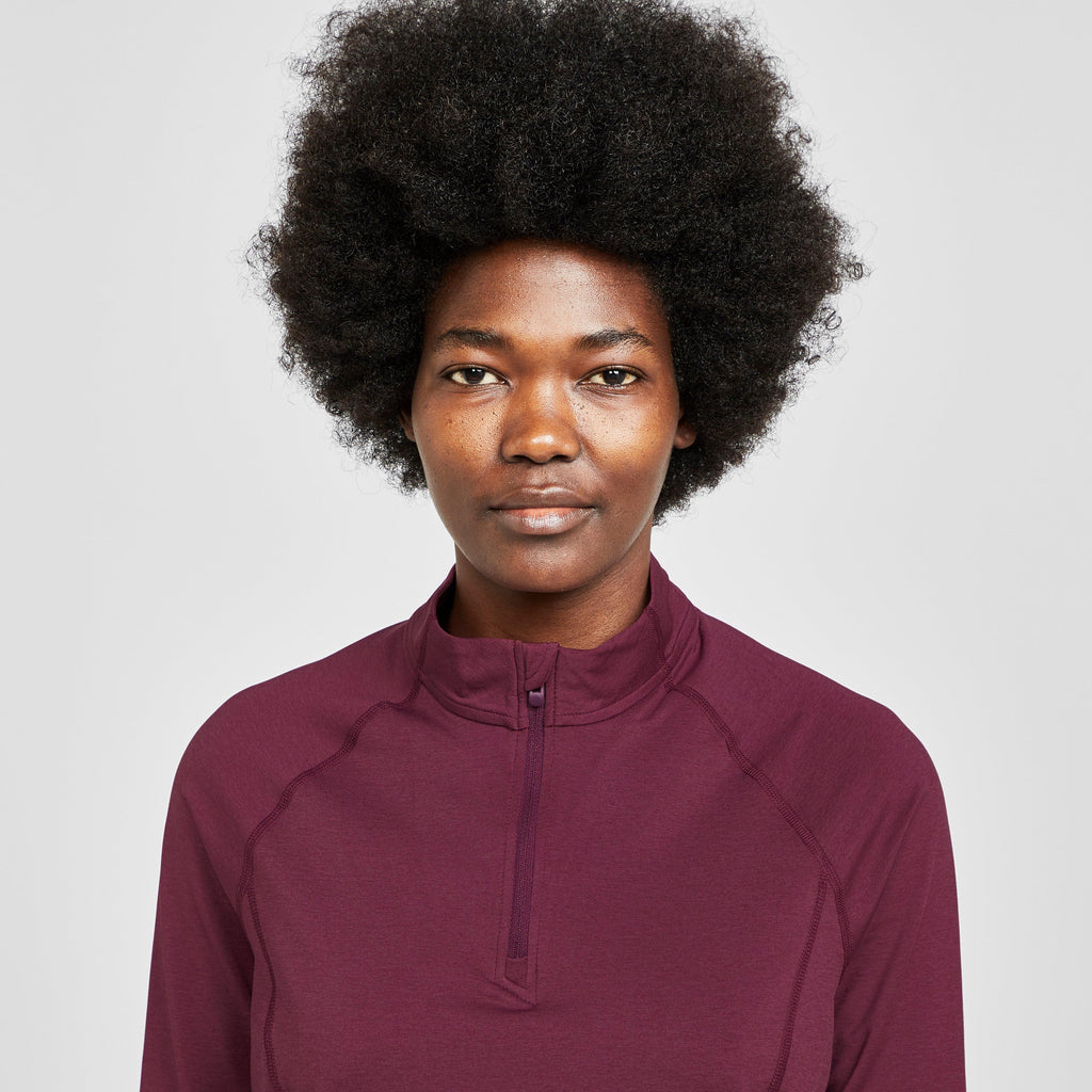 Womens Dart Thermal Zip