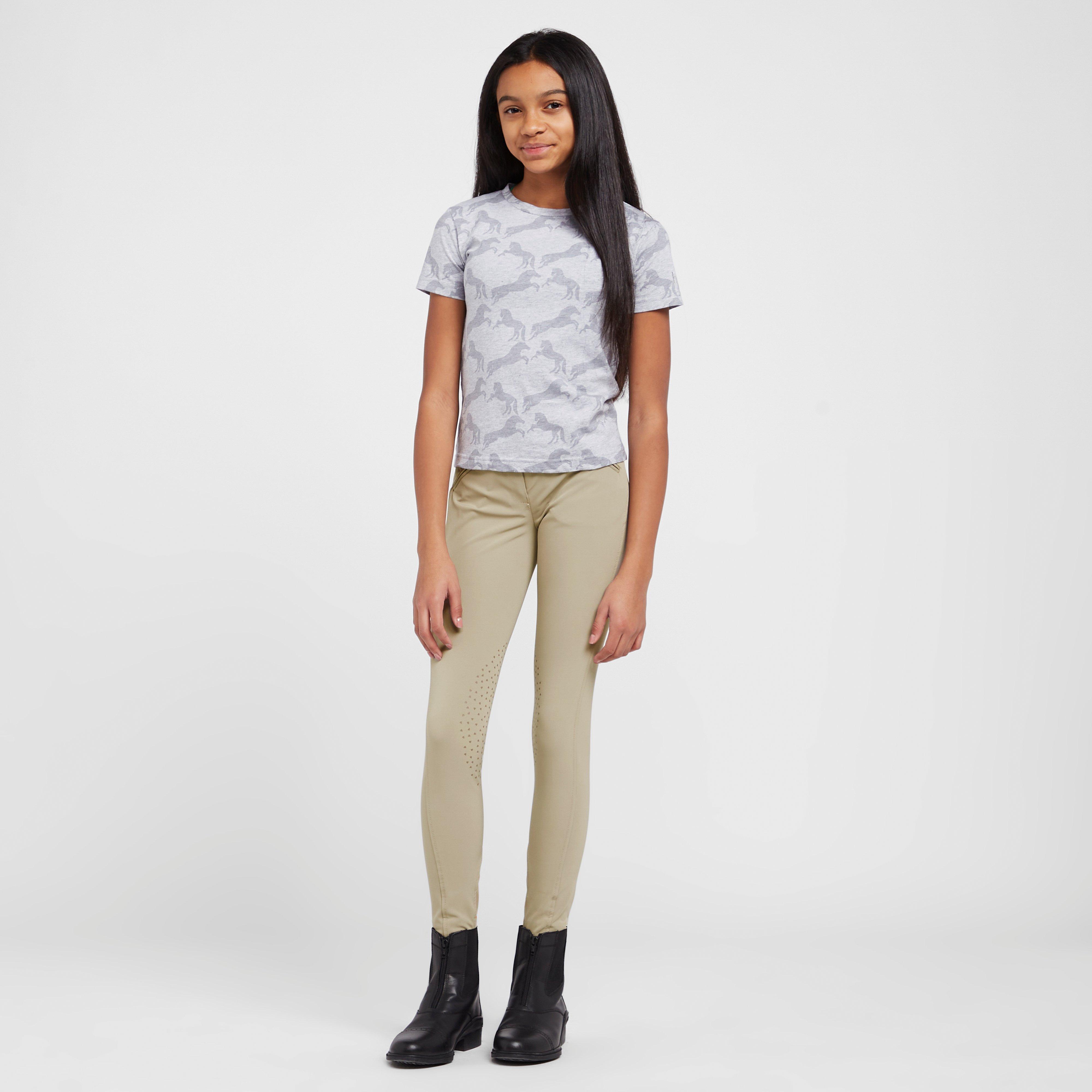 Kids’ Thompson Knee Patch Breeches Beige