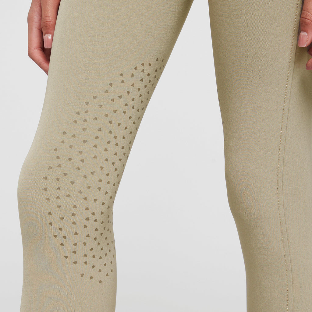 Kids’ Thompson Knee Patch Breeches Beige