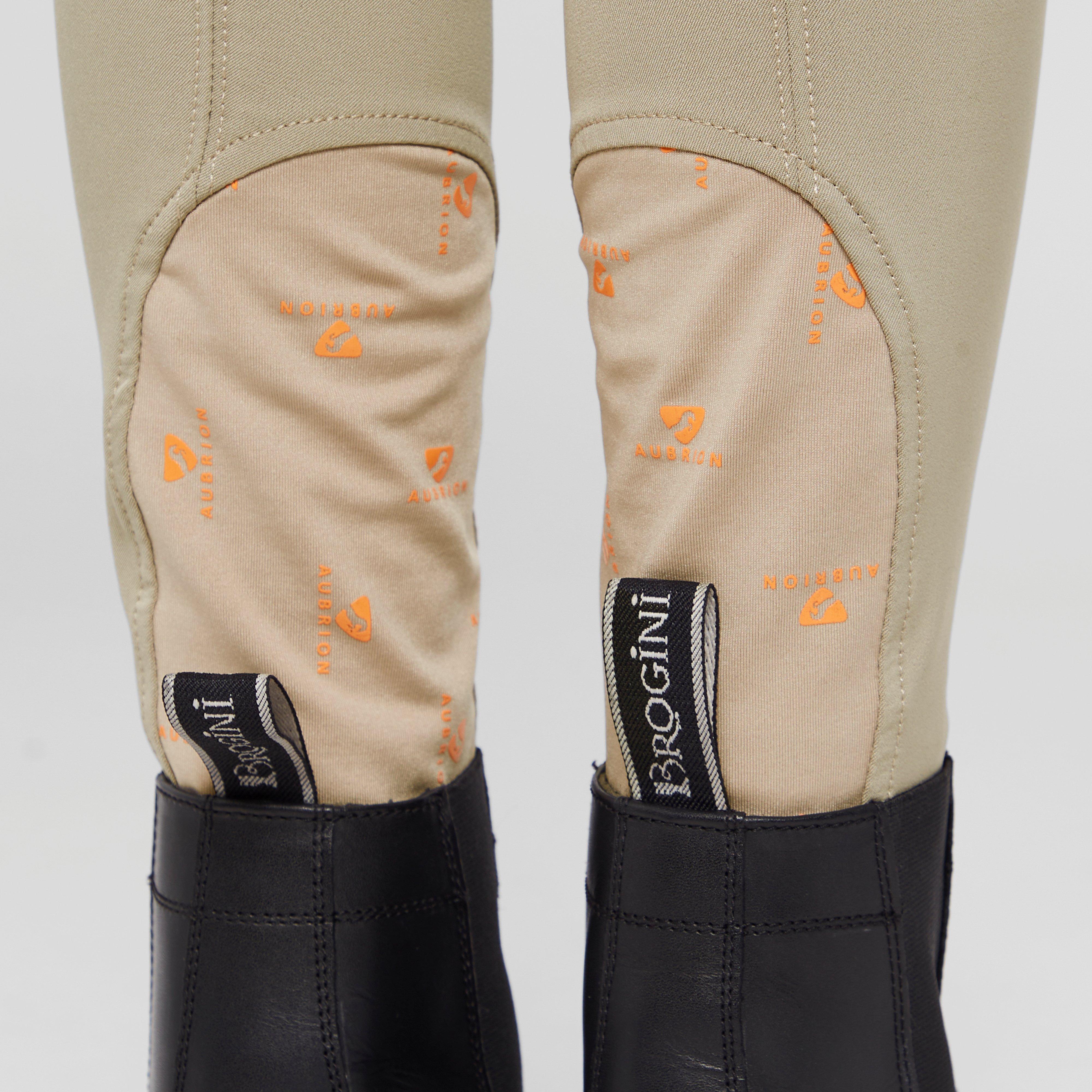 Kids’ Thompson Knee Patch Breeches Beige