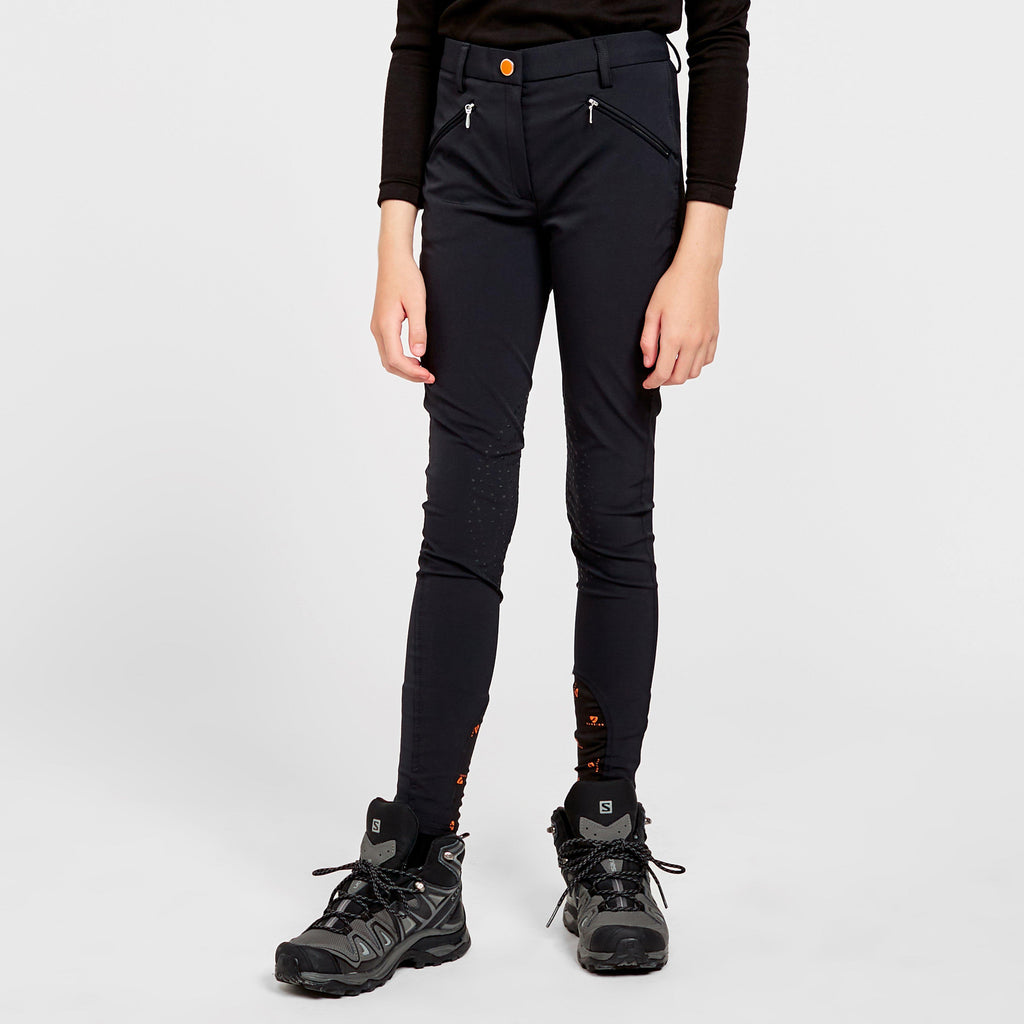 Kids' Thompson Knee Patch Breeches Black