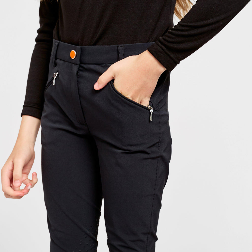 Kids' Thompson Knee Patch Breeches Black