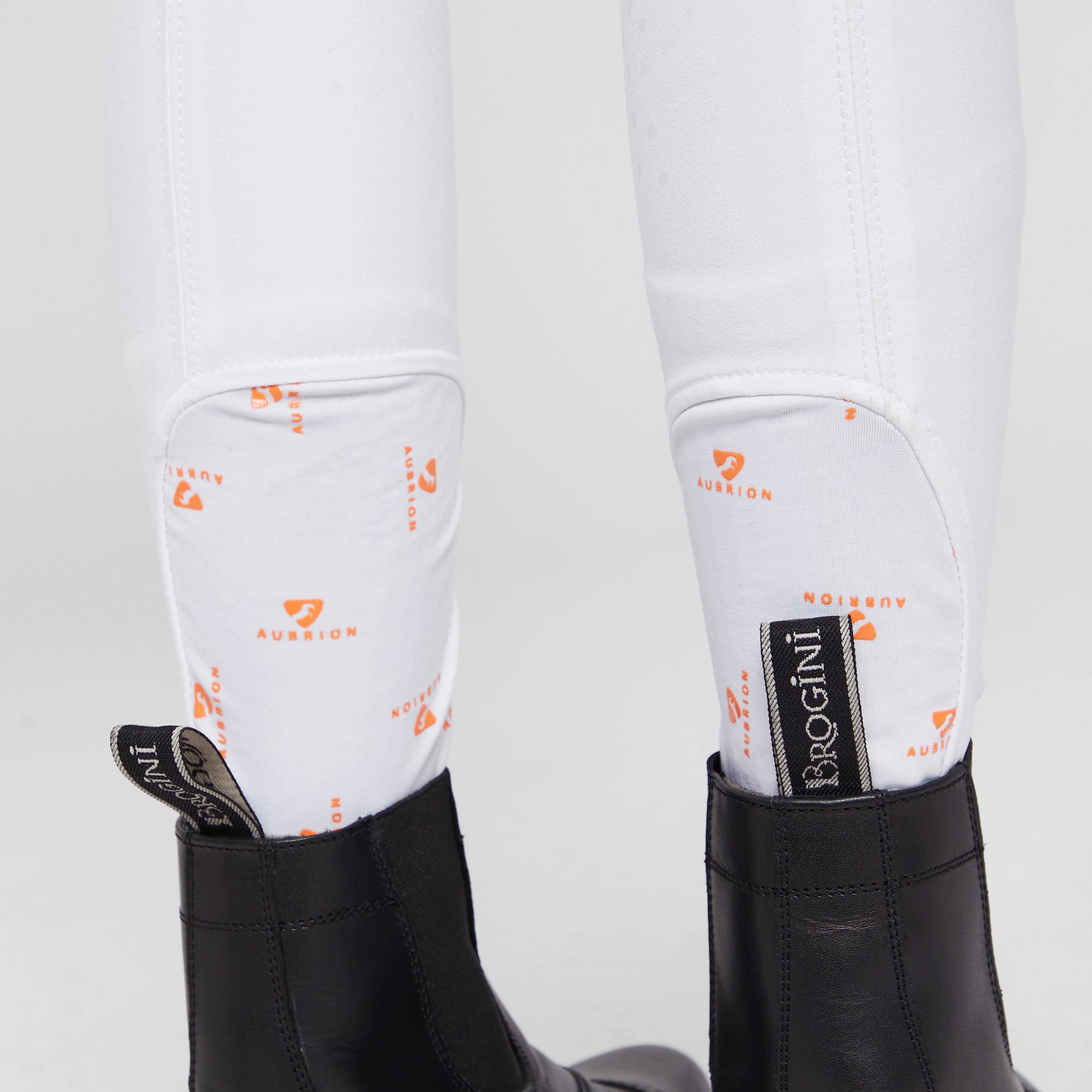 Kids' Thompson Knee Patch Breeches White