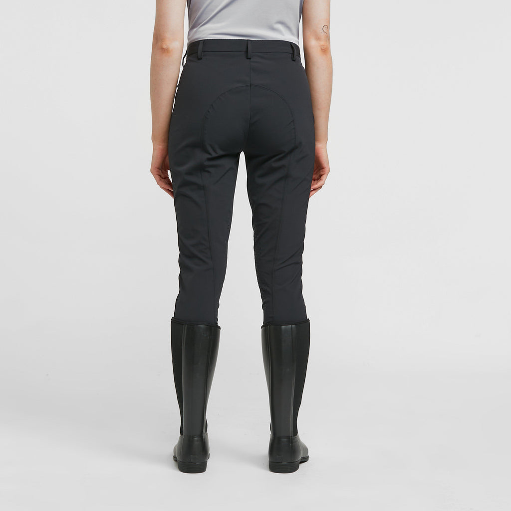Ladies Thompson Knee Patch Breeches Black