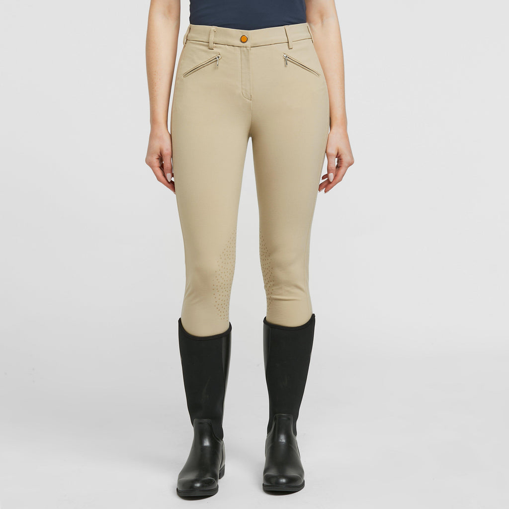 Ladies Thompson Knee Patch Breeches Beige