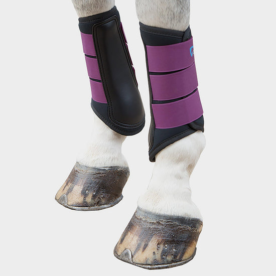 Neoprene Brushing Boots Plum