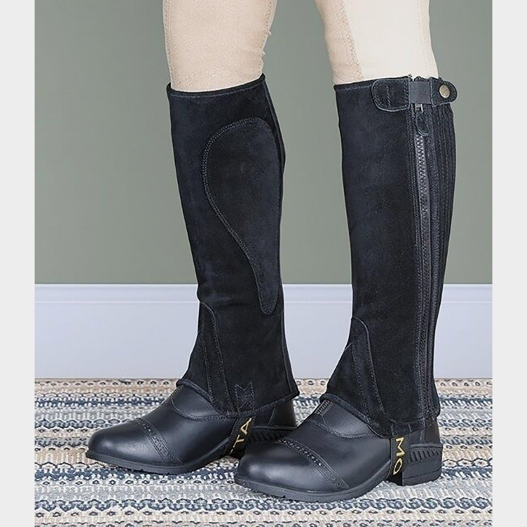 Kids' Suede Half Chaps