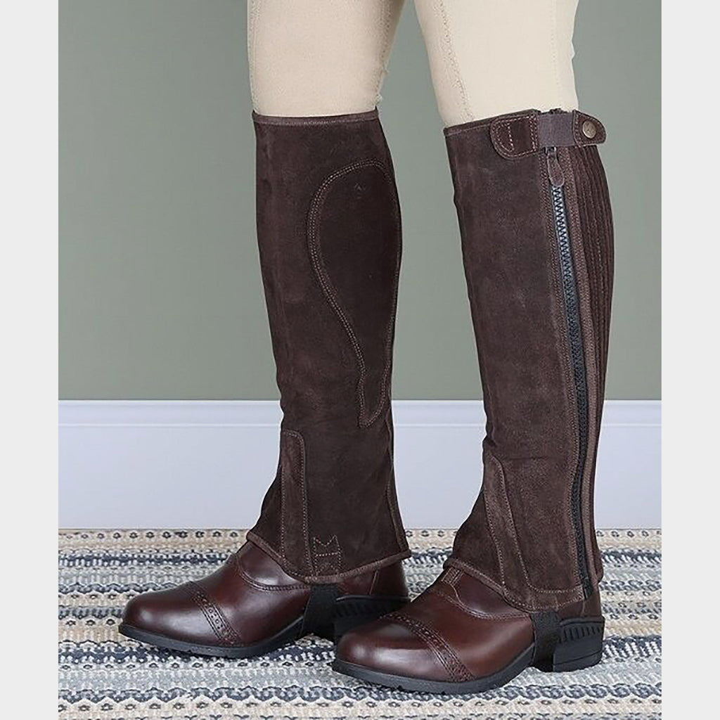 Kids' Suede Half Chaps