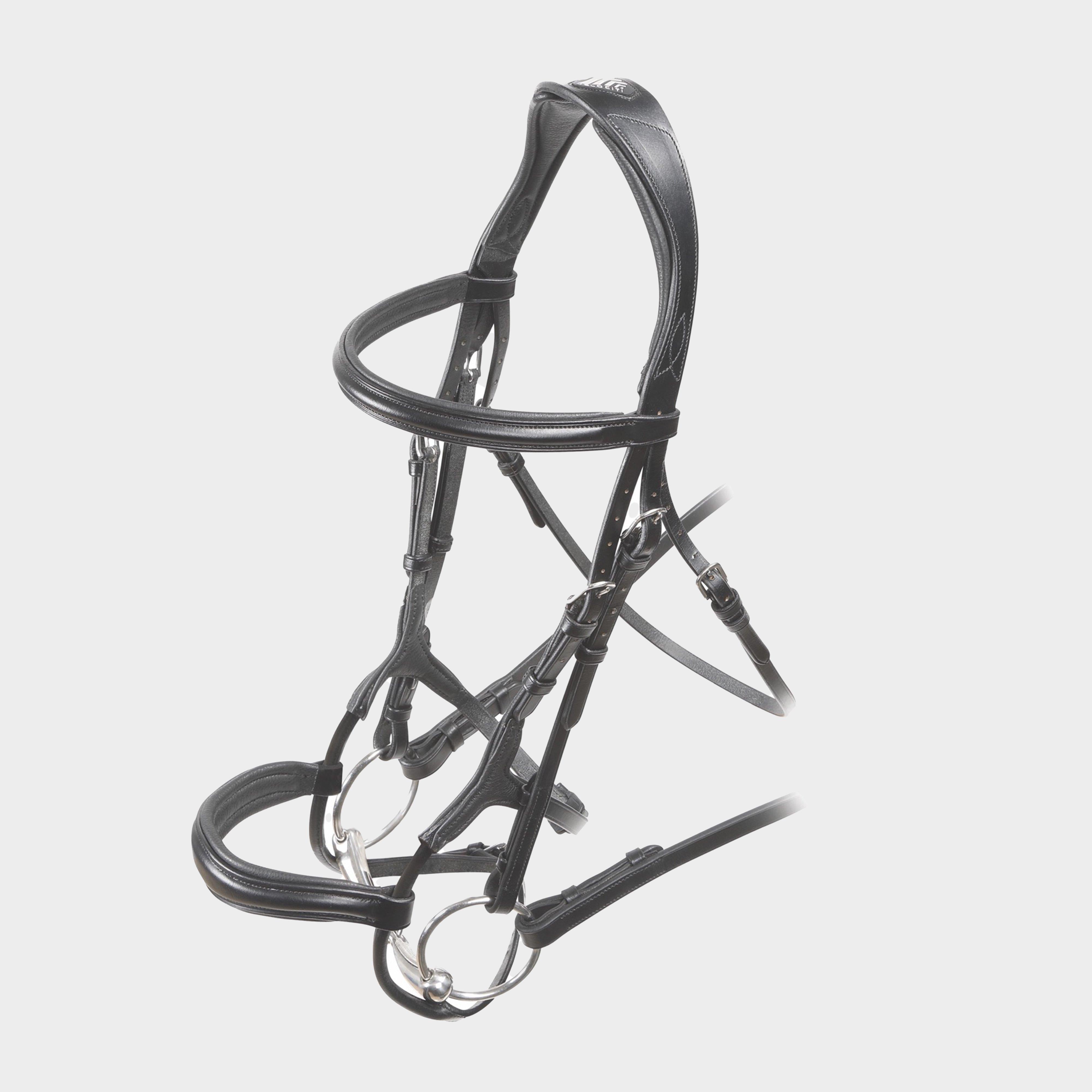 Velociti Rolled Padded Cavesson Bridle Havana