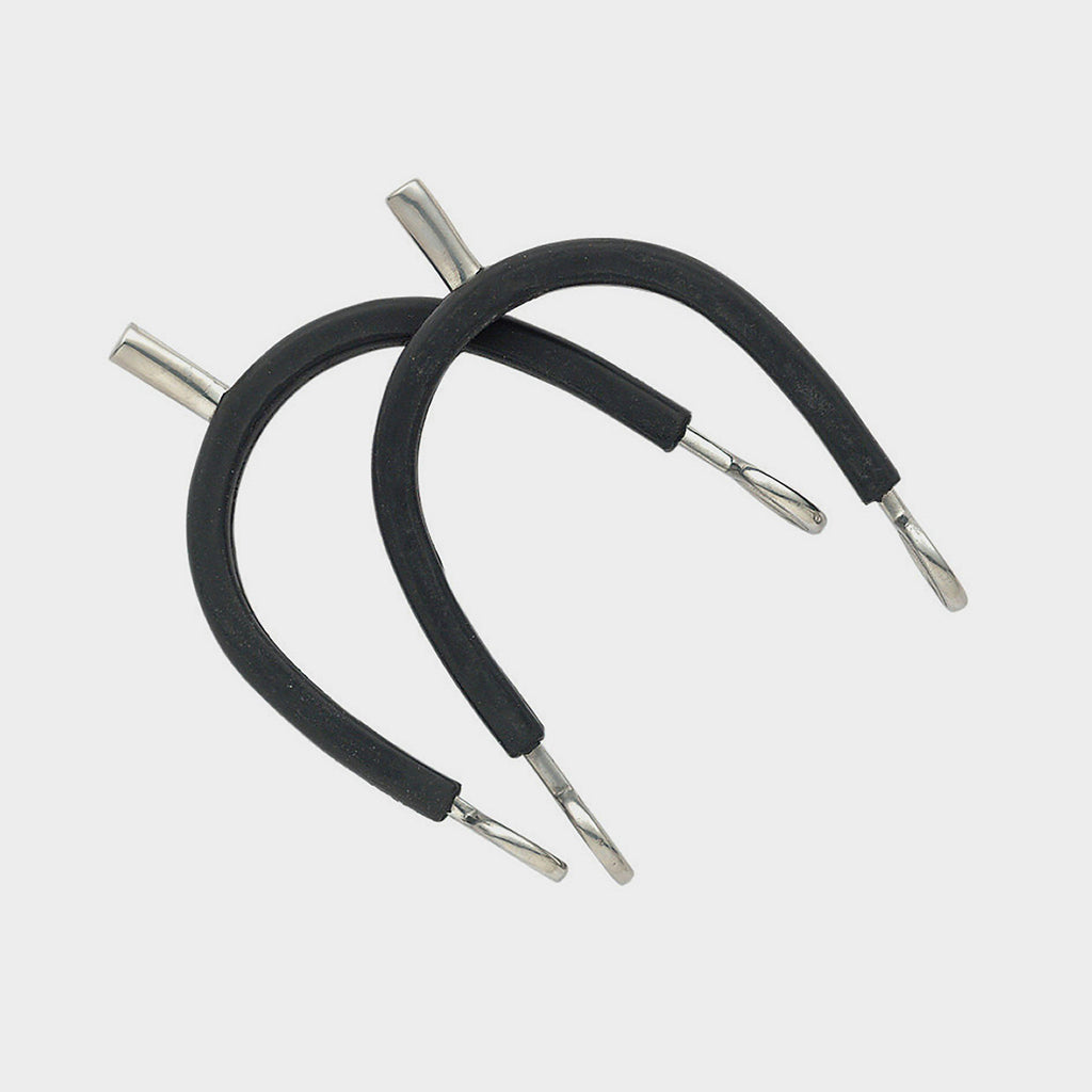 Rubber Covered Spur Silver