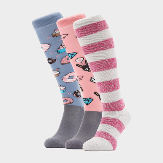 Adults Novelty Fun Socks Donkey Donut