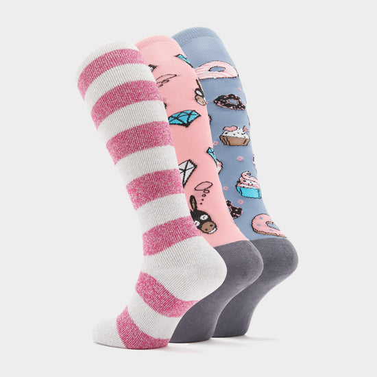 Adults Novelty Fun Socks Donkey Donut