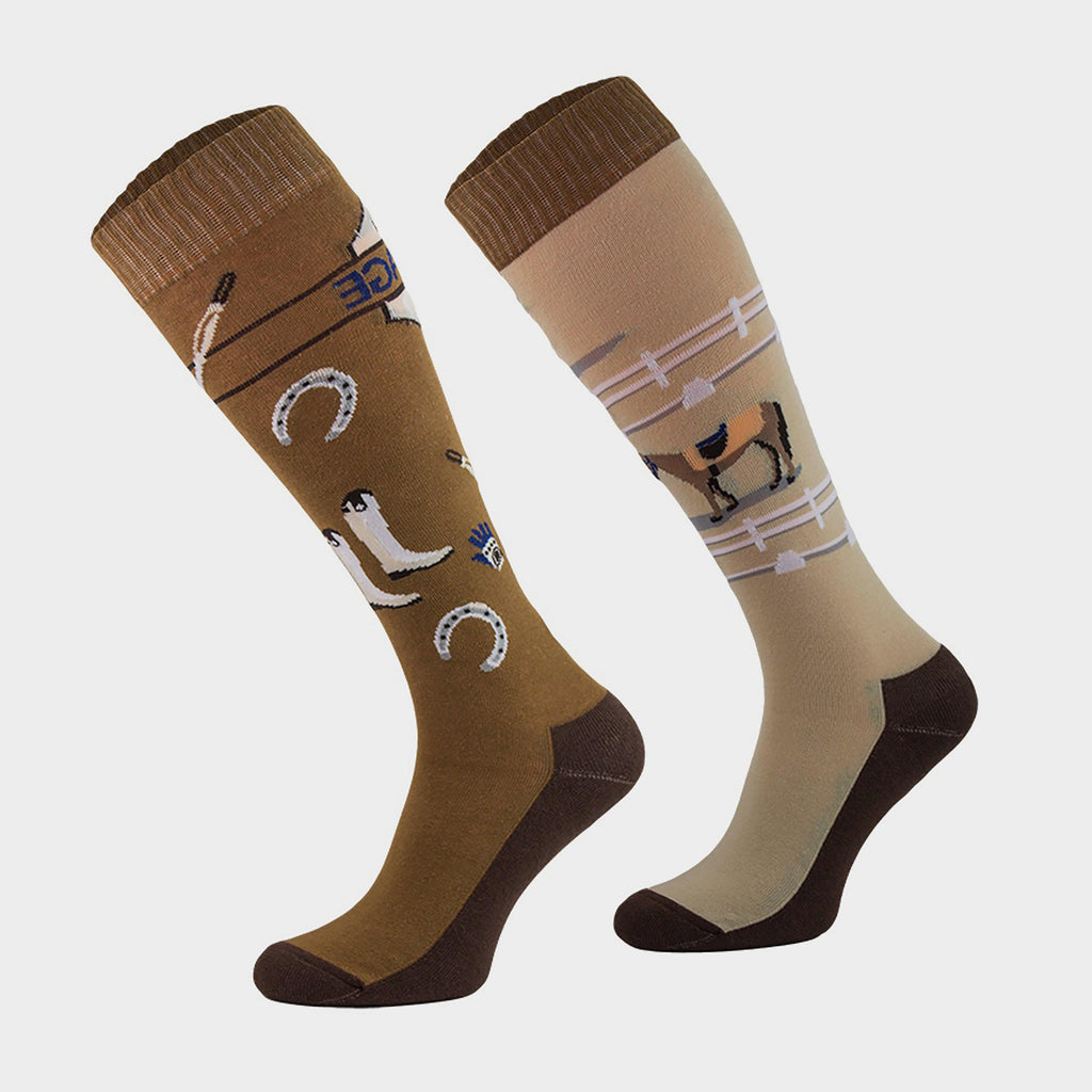 Women's Novelty Fun Socks Dressage