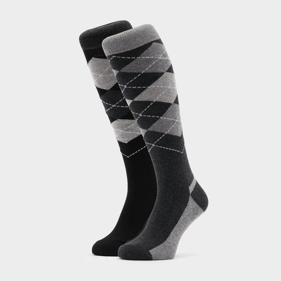 Women’s Ripon Argyle Socks 2 Pack