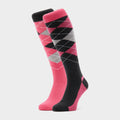 Women's Equestrian Argyle Socks 2 Pack
