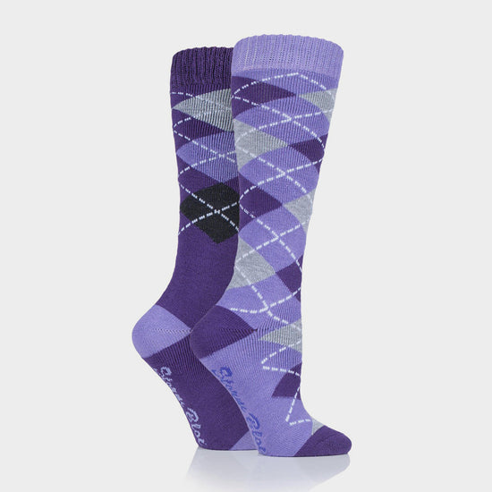 Women’s Midweight Argyle Lingfield 2 Pack Socks